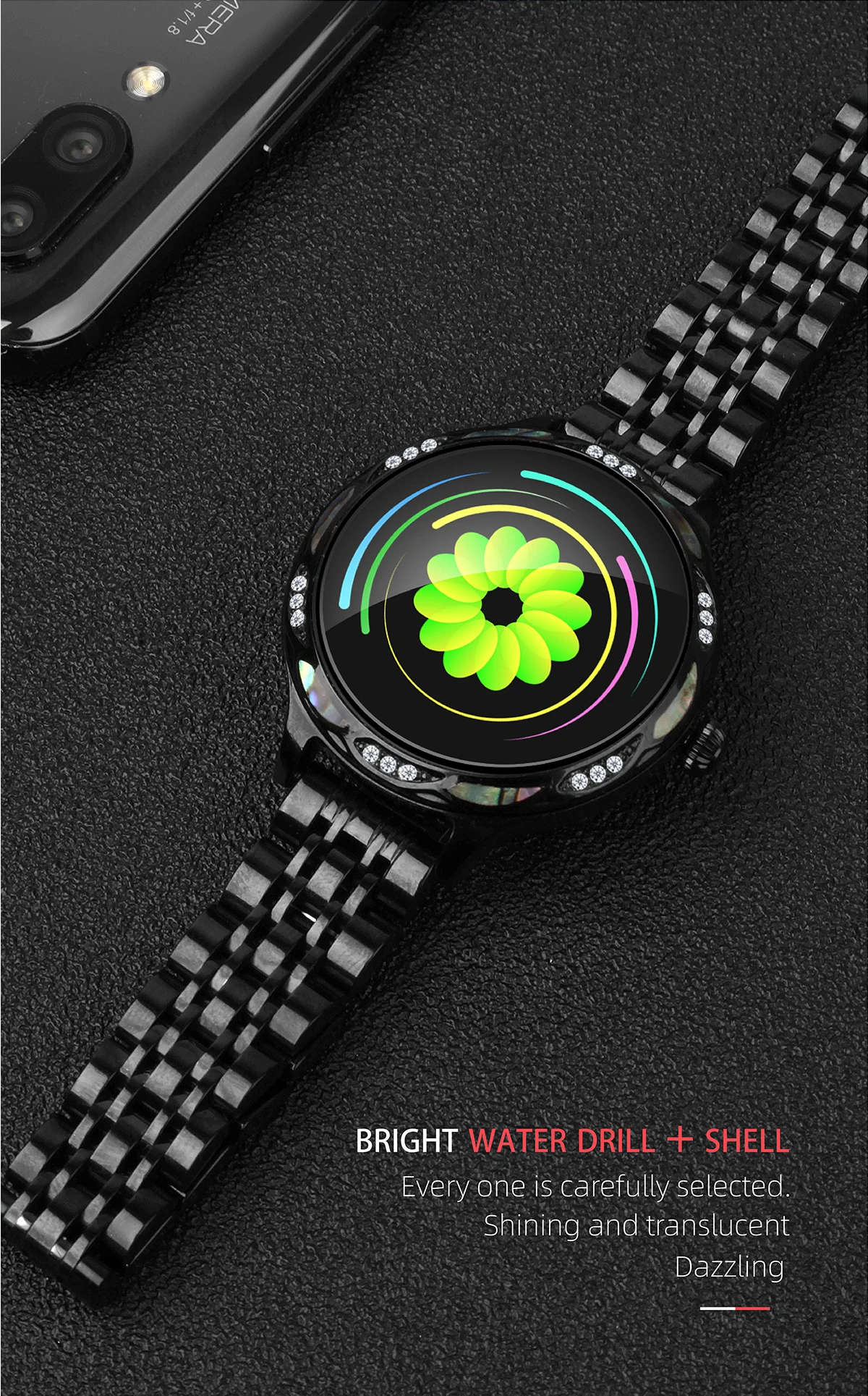 Модные женские Смарт-часы M9 монитор сердечного ритма и артериального давления IP68 Водонепроницаемые спортивные умные часы для Apple IOS Xiaomi PK KW10