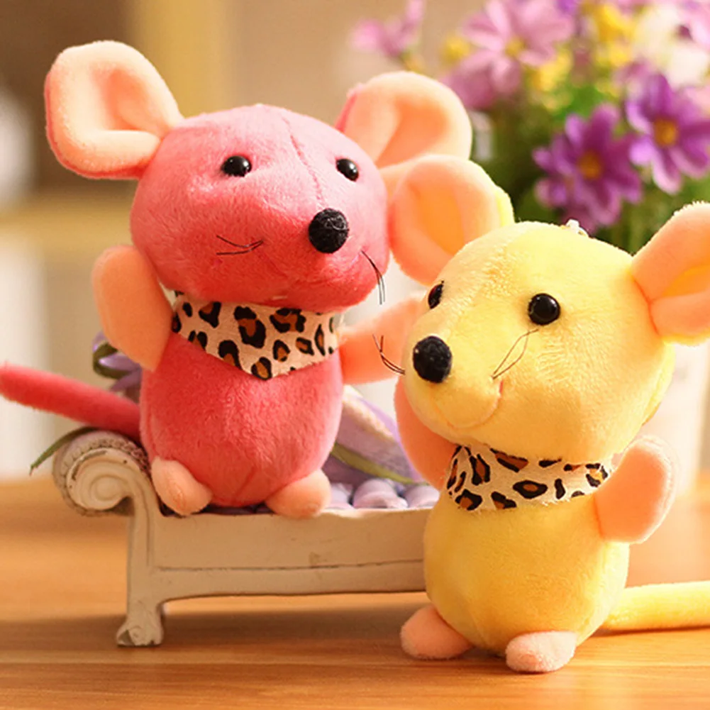 Милые мини точки мышь животное плюшевая кукла брелок Подвеска висячая игрушка новые Идеальные подарки игрушки для вас Дети Детские семьи