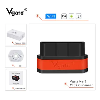 

Vgate iCar WIFI OBD2 elm327 Diagnostic Tool Car Scanner ELM327 V2.1 Scanner support obd2 Protocol iCar1/2/3/pro car Diagnostic