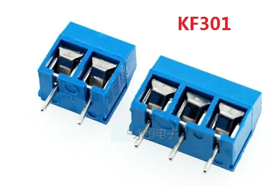 20 шт. KF301 KF128 KF350 2P 3P 5 мм/3,5 мм/3,81 мм/7,5 мм 2PIN 3 Pin Винтовая клемма соединитель для печатной платы