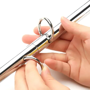 Adjustable expandable stainless steel spreader bar bondage bondag handcuffs ankle cuffs Set Adult sex toys for couples products 3
