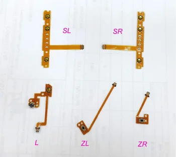 

10 Sets Original Replacement ZR ZL L SR SL Button Key Ribbon Flex Cable For Nintendo Switch Joy-Con controller parts