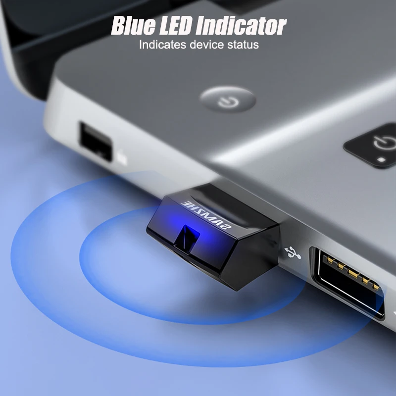SAMZHE USB Bluetooth Dongle Adapter PC Mouse Aux Audio Bluetooth 4.0 4.2 5.0 Speaker Music Receiver Transmitter