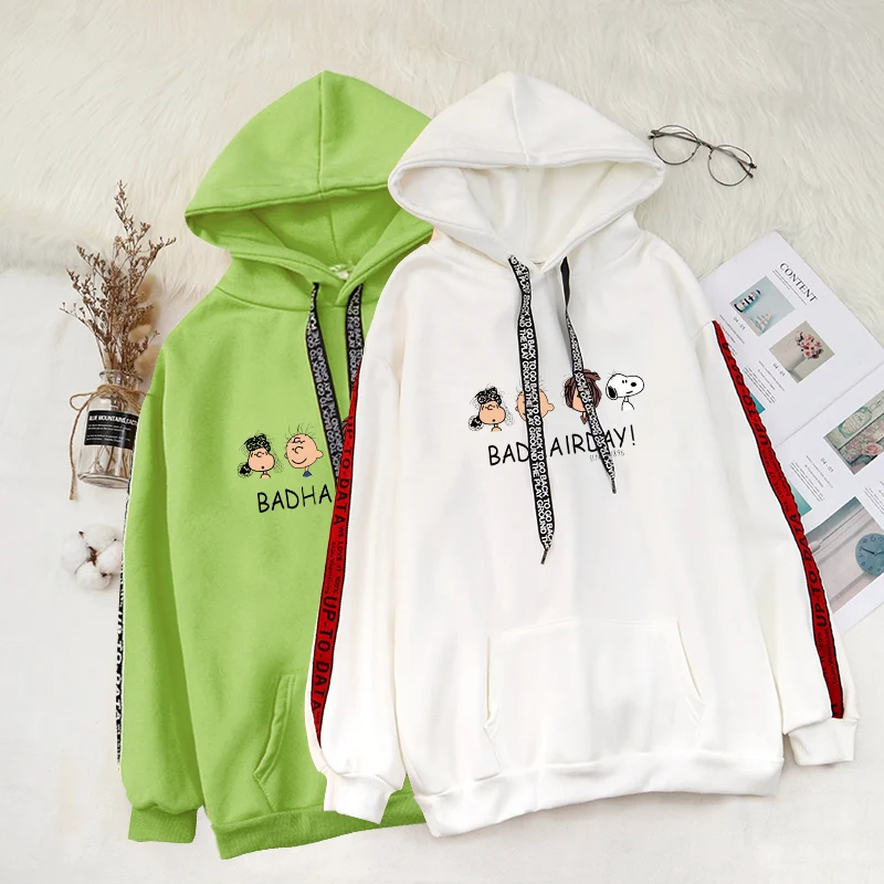 

Millet Series New Fashion Autumn and Winter Plus Velvet Padded Warm SweaterHooded Autumn/winter Top 2020 Loose-fitting