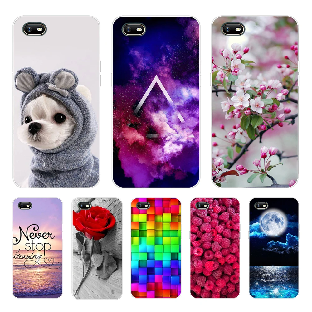 Funda de silicona suave con un dibujo animado Realme C2, bolso de funda de TPU, para OPPO Realme C2 RMX1941 C 2 RealmeC2 A1k A1 K