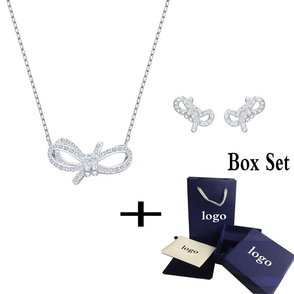 

2019 High Quality New LIFELONG BOW Set Original Single 1:1 High Quality Fashion Charm Female Beauty Jewelry Luxury Gift