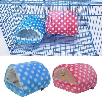 

MeterMall Comfortable Pet Hamster Warm Bed Hammock Cushion Mat for Pet Rabbit Guinea Pig Rat Squirrel Mice