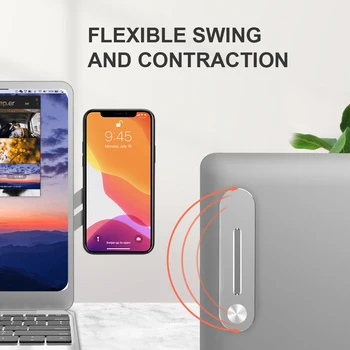 

2020 Lovebay Screen Support Laptop Side Mount Connect Tablet Bracket Dual Monitor Display Clip Adjustable Phone Stand Holder#9