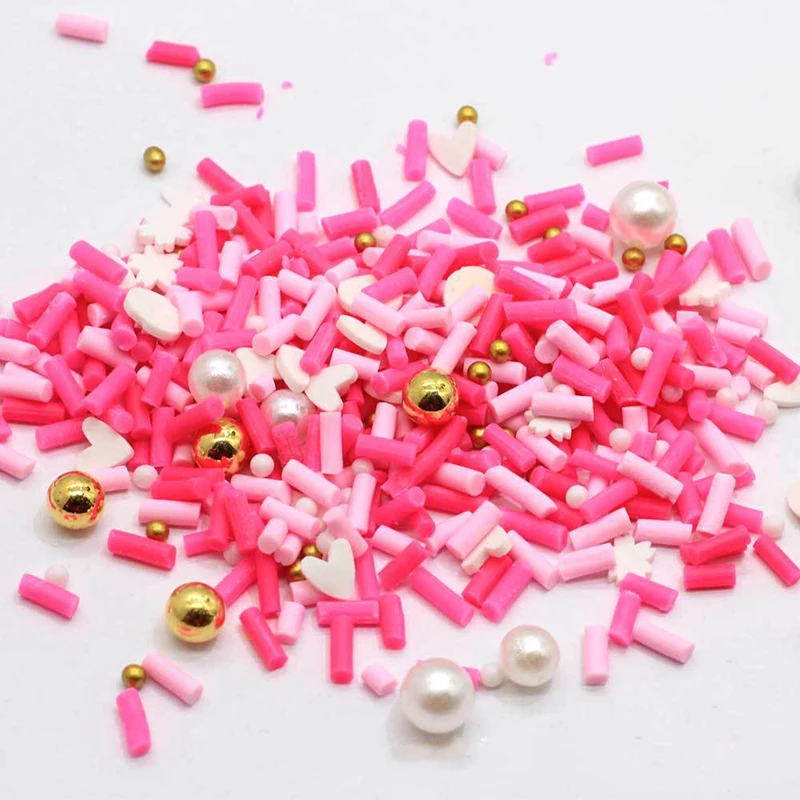 Mix Color L 10g Happy Monkey 10 г Fimo Slime добавки поставки Полимерная глина конфеты фрукты разбрызгивает DIY наполнитель для облачной прозрачной хрустящей слизи глина - Цвет: Mix Color L 10g