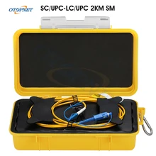 

Fiber Optic FTTH OTDR Launch Cable Box Single Mode SCUPC-LCUPC Test Extension Cable Fiber Jumper Box 500m 1km 2km
