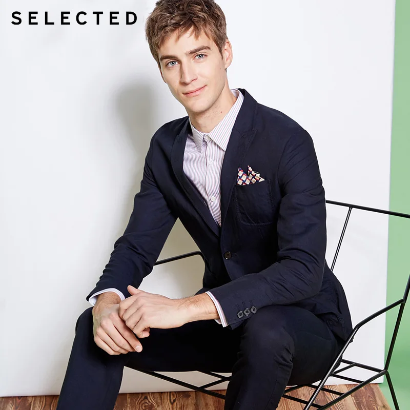 

SELECTED Men formal business cotton and linen suit | 418272505