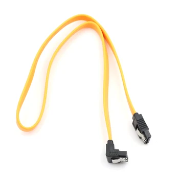 

1pc Computer Cables & Connectors 45CM SATA 3.0 III SATA3 6Gb / s SSD Hard Drive Data Direct / Right Angle Cable