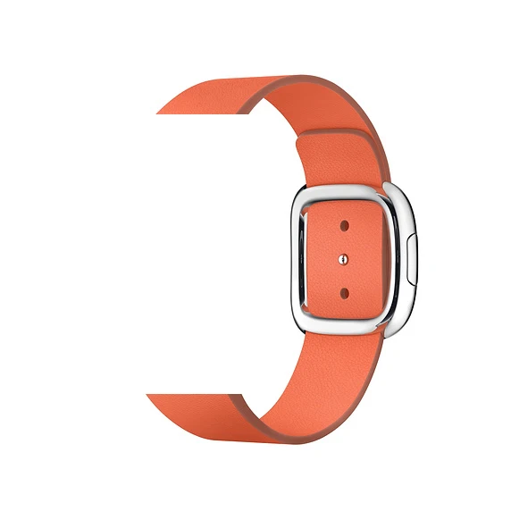 sunset color Кожаный ремешок для Apple Watch 4 5 ремешок 44 мм/40 мм iwatch 3 ремешок 42 мм/38 мм correa Современный браслет ремень аксессуары для часов 4 3 2 1 5 - Цвет ремешка: sunset color