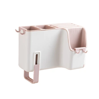 

Spoon Fork Storage Rack Wall-Mounted Kitchen Utensils Drain Holder Shelf Chopsticks Cage Container Box Household
