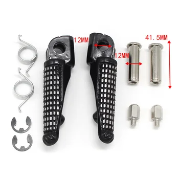 

2 pcs black Front Footrests Foot Pegs For Kawasaki ZR1000 Z1000 ZR800 Z800 Z750R ER650 ER6N 34028-0003 34028-0059 L 34028-0002 R