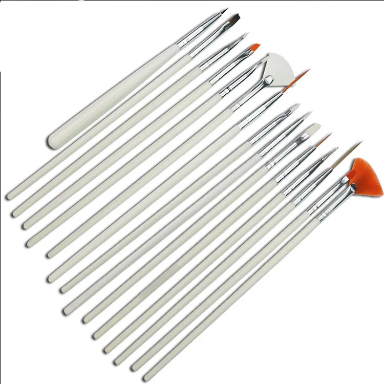 

Cross Border natural detox jia bi 15 Set Line Drawing Pen Nail Coloured Drawing Varved Phototherapy Diamond Pen bai gan hua bi T