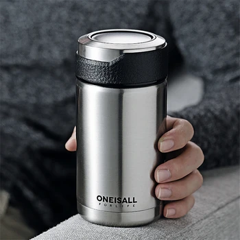 

304 Stainless Steel Thermos Vacuum Flasks Coffee Mug Thermos Bottles for Car Water Bottles Thermal Insulation Bottle 380ml