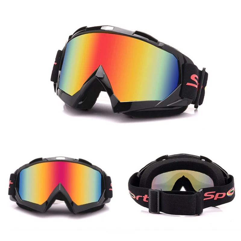Унисекс популярные гоночные очки для мотокросса ATV Googles Лыжные Сноуборд маски для очков для мужчин женщин красочные линзы