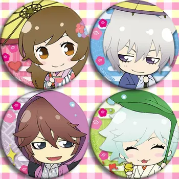 

Japan Anime Kamisama Hajimemashita Ba Wei Cosplay Badge Cartoon Brooch Pins Collection Bags Badges For Backpacks Button gifts