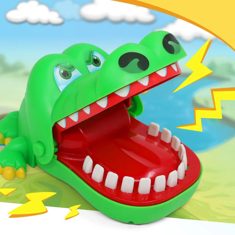 

Children's and kids puzzle game novelty and tidy crazy crocodile biting fingers parent-child activity desktop creative game toys