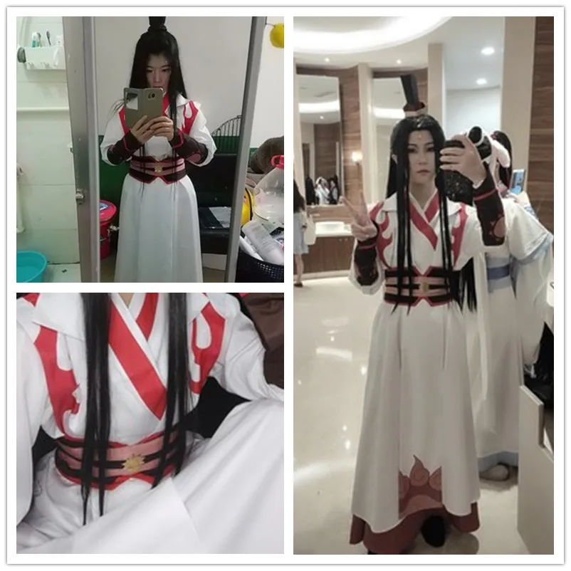 Китайский аниме Mo Dao Zu Shi Wen Ruohan Косплей Костюм Grandmaster of Demonic культивирование Косплей костюмы Hanfu для Хэллоуина