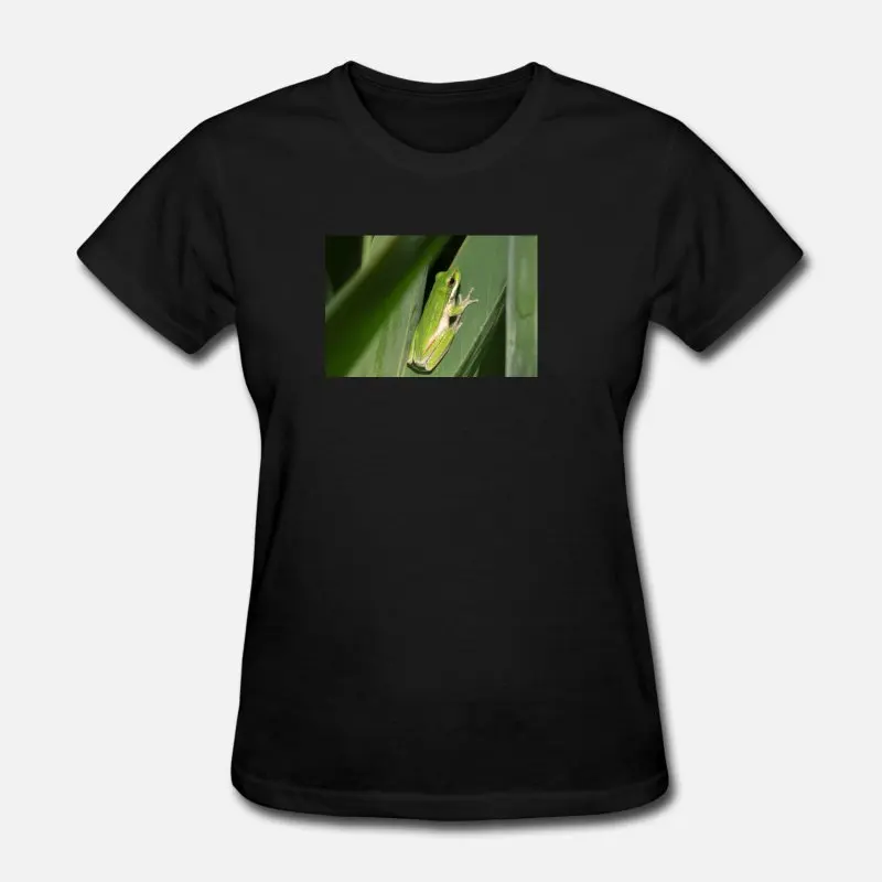 Wallum Sedge Frog Мужская футболка для мальчиков и девочек Черная модная футболка для мужчин большой размер 3xl 4xl 5xl уличная хип-хоп топы - Цвет: Women-Black