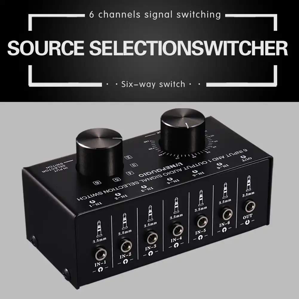6 way speaker switch box