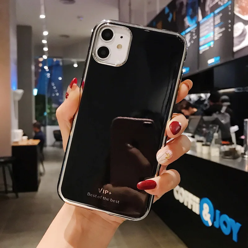 Модный Роскошный чехол с покрытием для iPhone 11 Pro Max, чехол для iPhone X XS Max XR 6 6 s 7 8 Plus, мягкий чехол для телефона