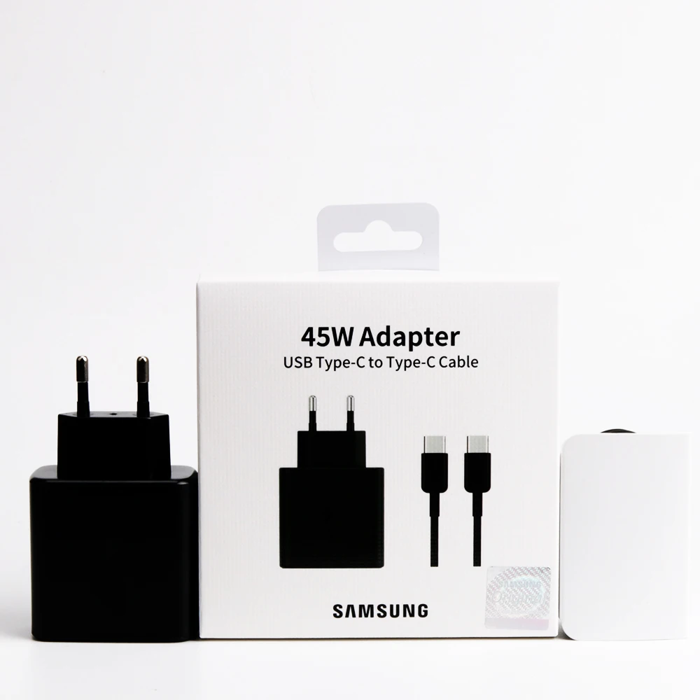 65w fast charger Samsung Original 45W USB-C Super Adaptive Fast Charge Charger EP-TA845 For Samsung GALAXY Note 10 Plus Note10Plus 5G A91 Note10+ 12 v usb Chargers