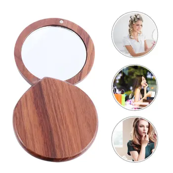 

1pc Makeup Mirror Portable Mini Foldable Comestic Mirror for Home Outdoor
