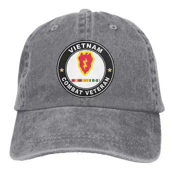 

25th Infantry Division Vietnam Service Combat Veteran Neutral Adjustable Baseball Cap