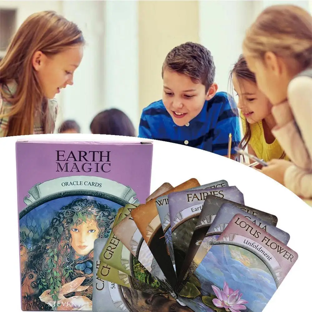 

Games Card Magic Oracle Cards Earth Magic: Read Fate Tarot Card Game For Personal Use Board Game A 48 card