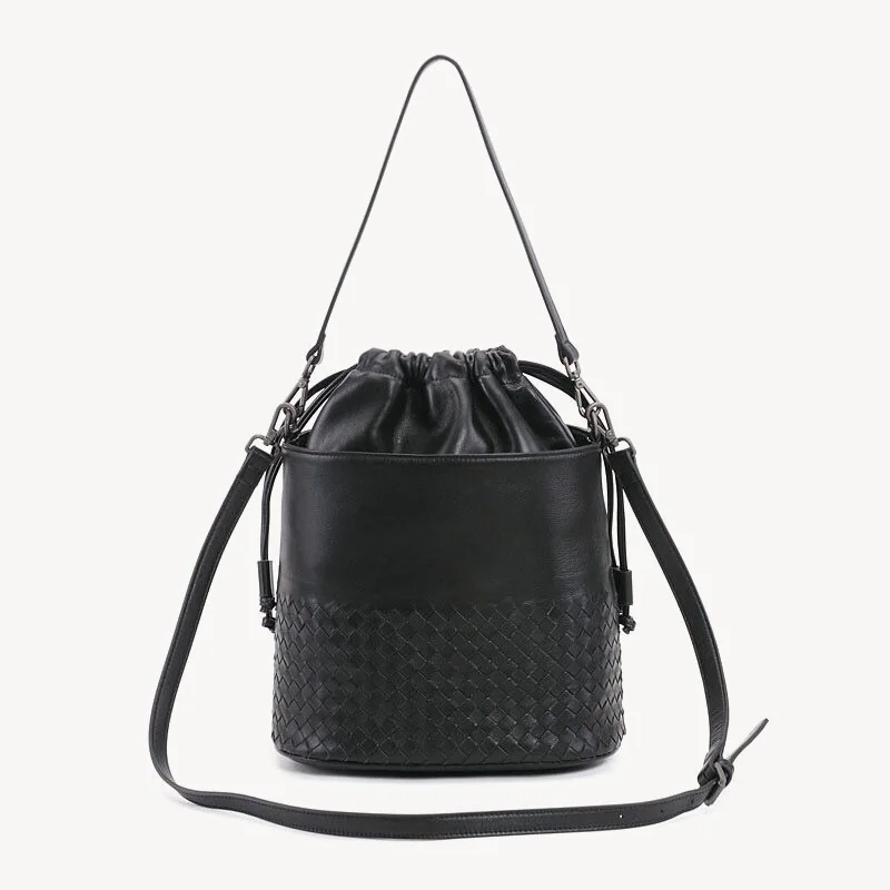 Schapenvacht Lederen Crossbody Vrouwen Handgemaakte Emmer Tas Mode Schoudertassen Luxe Handtassen Vrouwen Tassen Designer Schapenvacht Lederen Crossbody Vrouwen Handgemaakte Emmer Tas Mode Schoudertassen Luxe Handtassen Vrouwen Tassen Designer