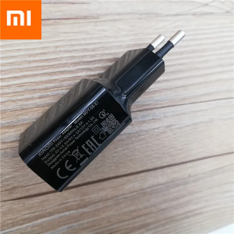 Оригинальный Xiaomi Redmi Note 8 QC3.0 18 Вт EU USB быстрое зарядное устройство адаптер Type C