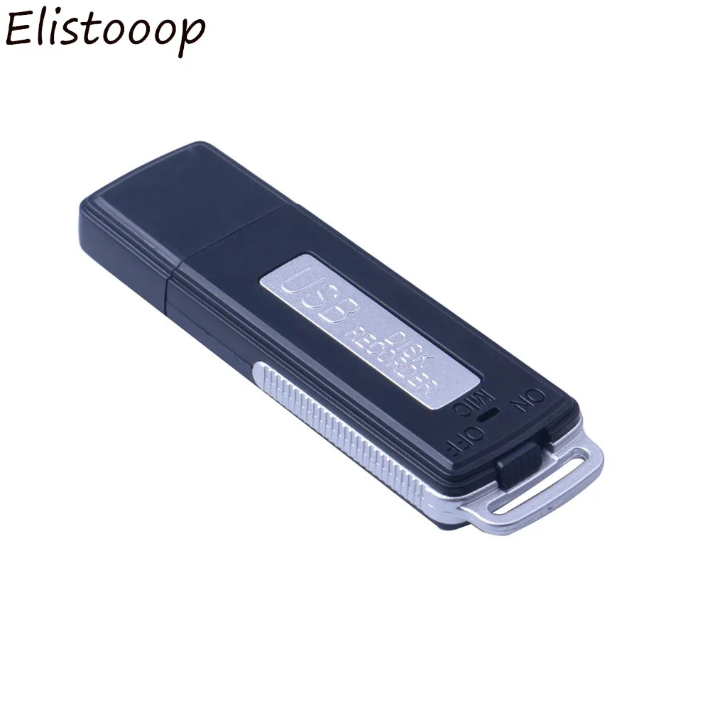 2 in 1 Mini 8GB USB kalem Flash sürücü Disk dijital ses kaydedici 70 saat taşınabilir Mini kayıt kulaklık