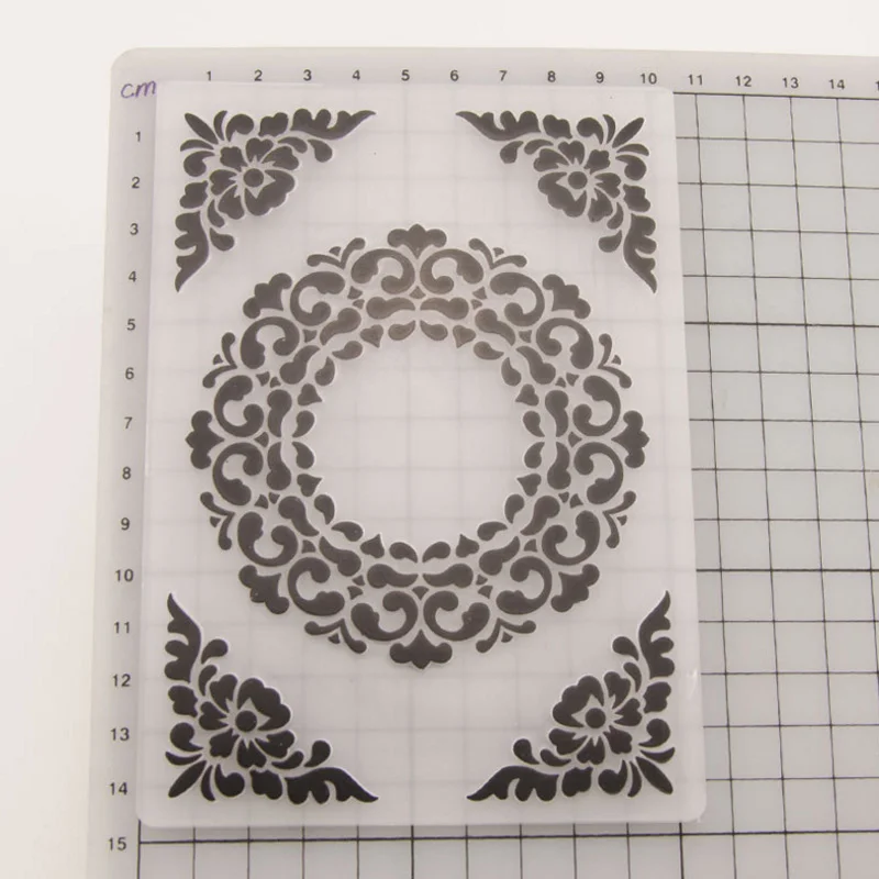 

1Pcs Embossing Folder DIY Photo Album Plastic Template Craft DIY Scrapbooking Stencils Making Paper Cards Wedding Decoration