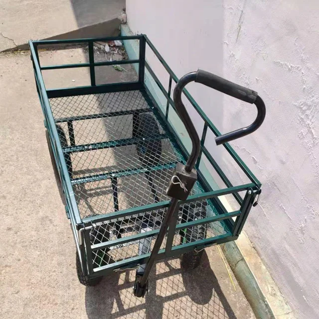 Kertészeti Kocsik Összecsukható Kézi Kocsi Poggyász Hordozható Négykerék Hálóhálózat Push Truck Housele Lapos - Image 3
