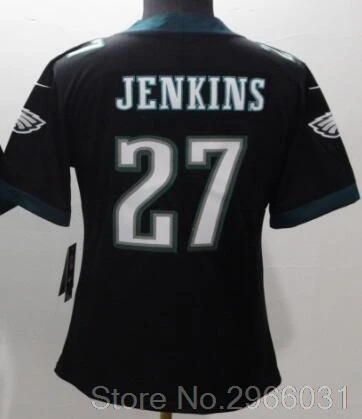 Philadelphia A+++ качественные женские 36 Jay Ajayi 17 Alshon Jeffery 20 Brian Dawkins 27 Malcolm Jenkins 56 Chris Long Jersey - Цвет: for women