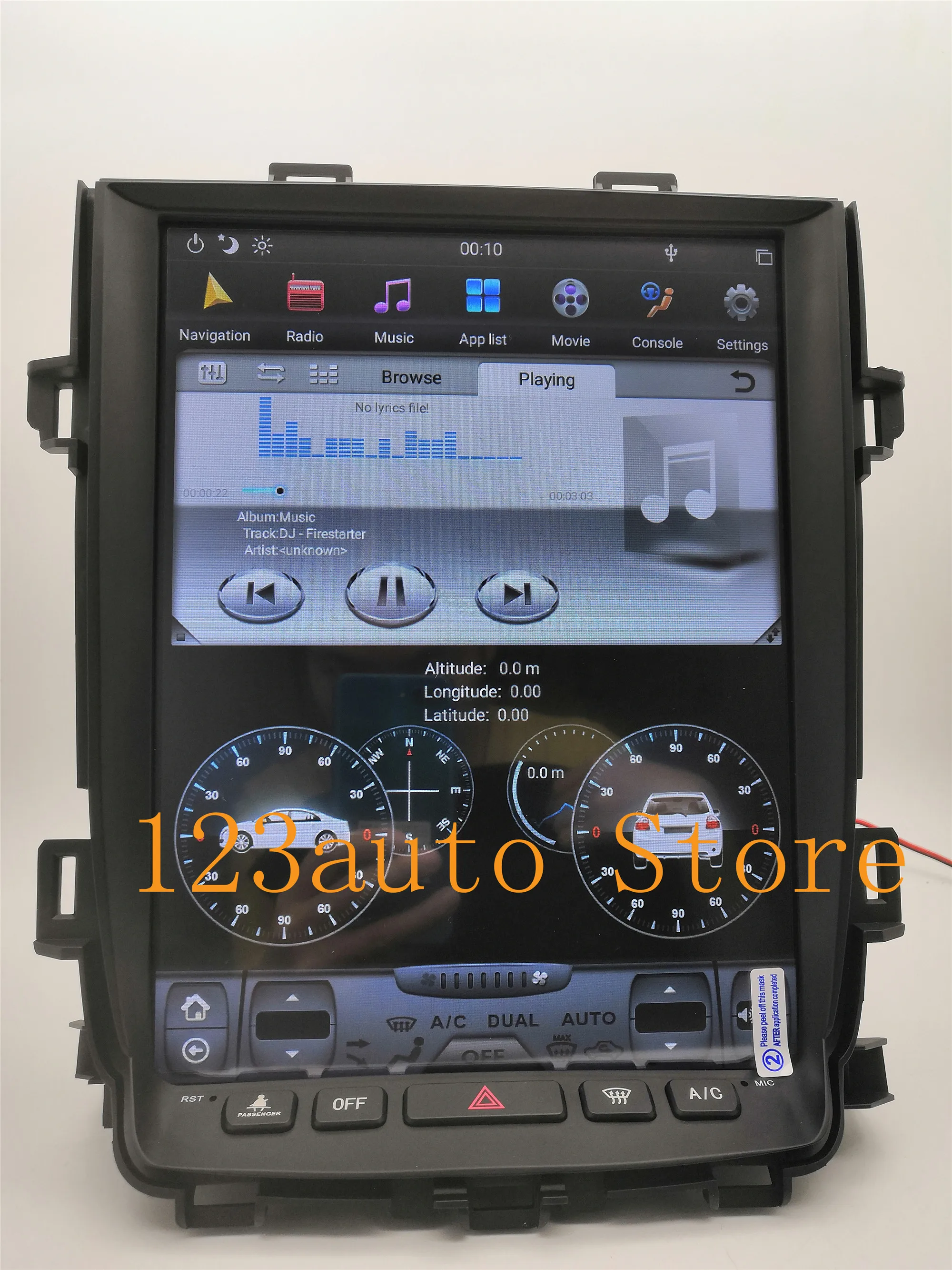 12,1 ''вертикальный Tesla стиль Android 8,1 автомобильный DVD gps навигационный плеер Радио для Toyota alphard Vellfire 20 серии 2010- ips