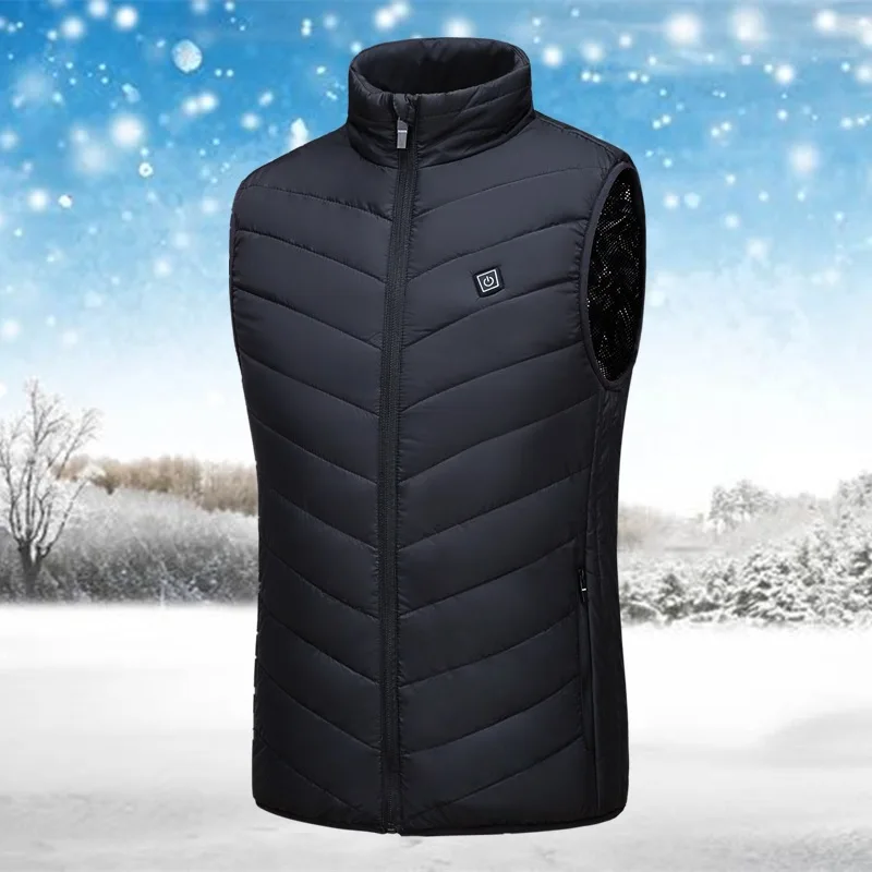 

Smart Self-heating Vest Business Casual Outdoor Feature Waistcoat Winter New Style Men Middle-aged