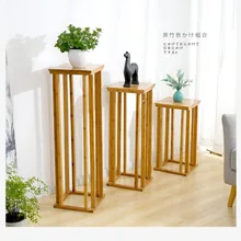 Балконная Цветочная стойка для гостиной в европейском минималистическом стиле, сказочный сад, деревянные полки, аксессуары для украшения дома, подставка для растений в помещении