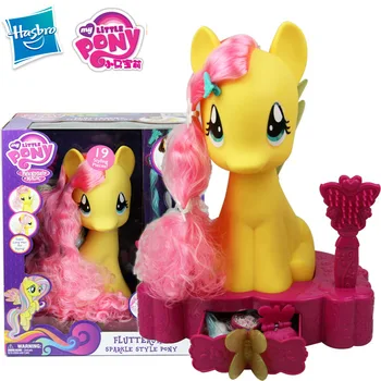 

My Little Pony: Friendship Is Magic Fluttershy princess Pony Girl's birthday present toy 30cm Dressing box gifts