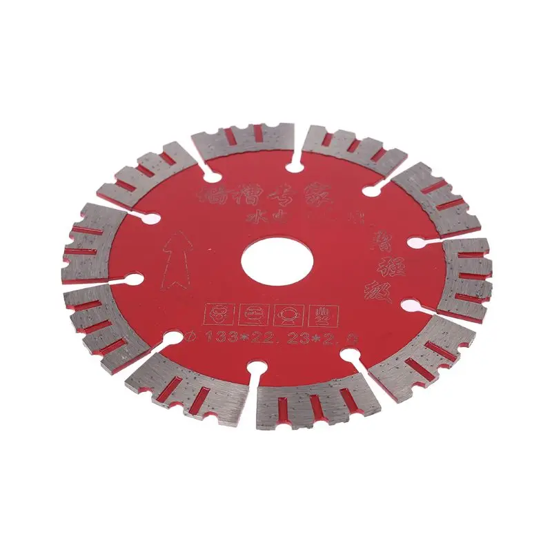 133 мм пильный диск сухой резки супер тонкий для мраморного бетона фарфоровой плитки гранита кварцевого камня подходит для резаков режущих машин