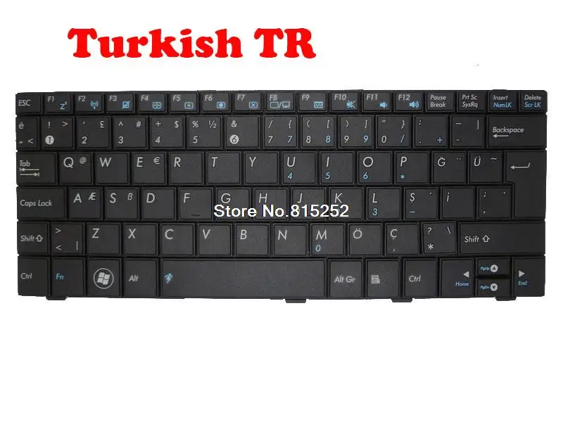 

Клавиатура для ноутбука ASUS EPC 1001HA 1001P 1001PXD 1005HA 1005P 1005PX 1005PXD 1008HA R101 R101D TR Турецкая 04GOA192KTU10-1