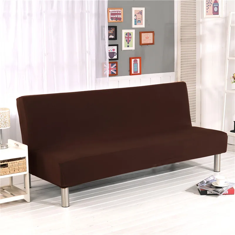 Однотонный, стрейч без подлокотника чехол для дивана все включено складной чехол на диван полотенце чехол для дивана протектор чехол - Цвет: Color 9