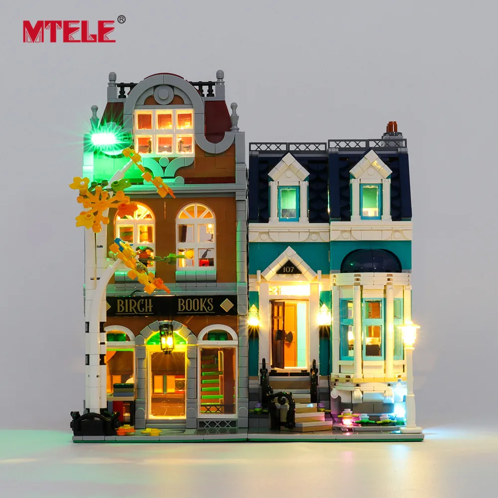 MTELE marque lumière LED Up Kit pour 10270 créateur librairie jouets blocs de construction modèle éclairage ensemble seulement