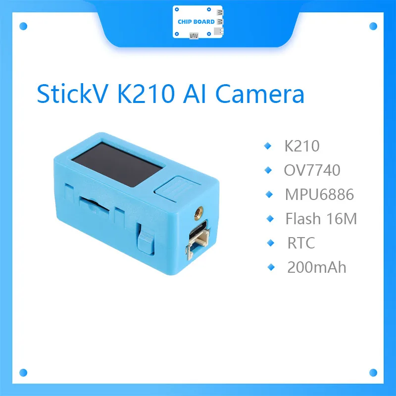 StickV K210 AI Camera 64 битная фотовспышка с чипом 16M ST7789 IPS LCD|Демонстрационные стенды| |