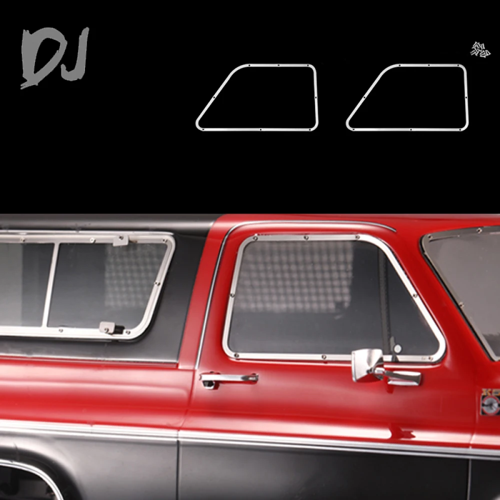 RC гусеничный металлический TRX-4 рамка на переднее и заднее стекло декоративные детали для Traxxas TRX4 Chevrolet K5 Blazer