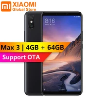 Xiaomi Mi Max 3 4GB 64GB Snapdragon 636 Octa Core pantalla grande 5500mAh fácil de usar con una sola mano Teléfono Móvil Inteligente Max3(China)