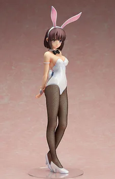 

New Anime Saenai Heroine No Sodatekata Rabbit Ear Katou Megumi Bunny Girl 1/4 Scale PVC Action Figure Collection Model Toys 35cm